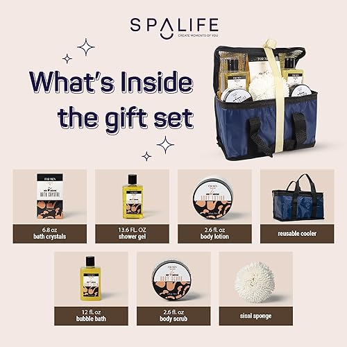 Miniatura 3 de Spa Life - Juego de cesta de regalo para baño y cuerpo natural