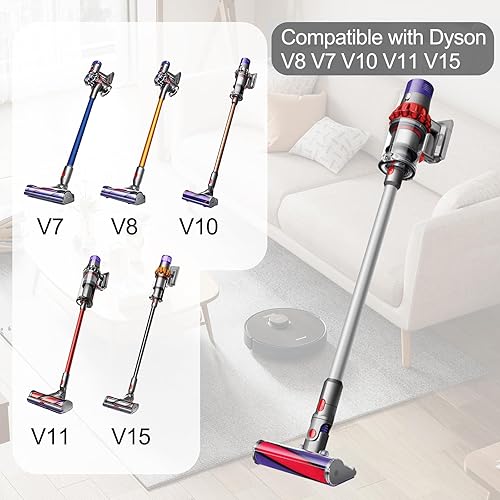 Miniatura 38 de Varita de extensión de tubo para Dyson V15 V11 V10 V8 V7, piezas de repuesto para aspiradora de liberación rápida, varilla de aspiradora de 28.7