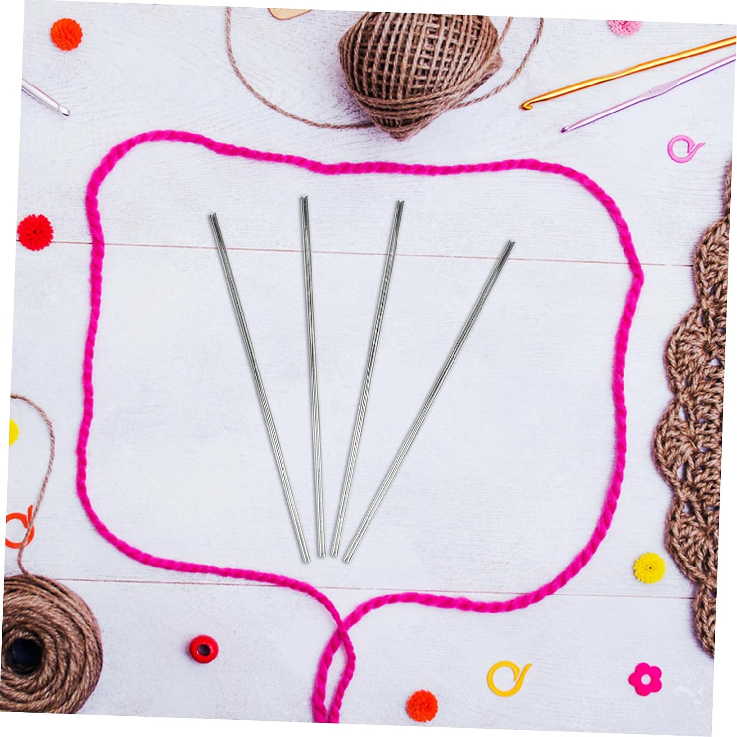 50 Piece Steel Pins for Knitting and Crochet Blocking Board Set