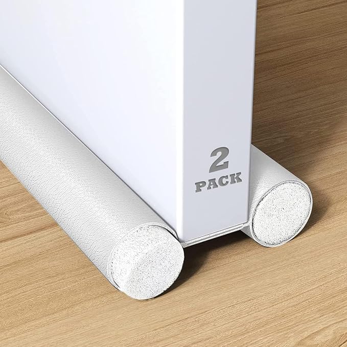 2Pcs Draft Excluder for Doors, 96cm Draught Excluder for Bottom of Door