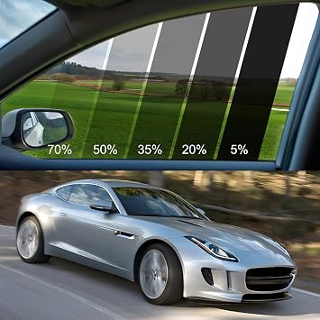 Nano Ceramic Window Tint Film, Car Window Tint Privacy Film, Sun Blocking Car Window Film, Protection Passenger Privacy Sunlight Heat UV Block and Scratch Resistant