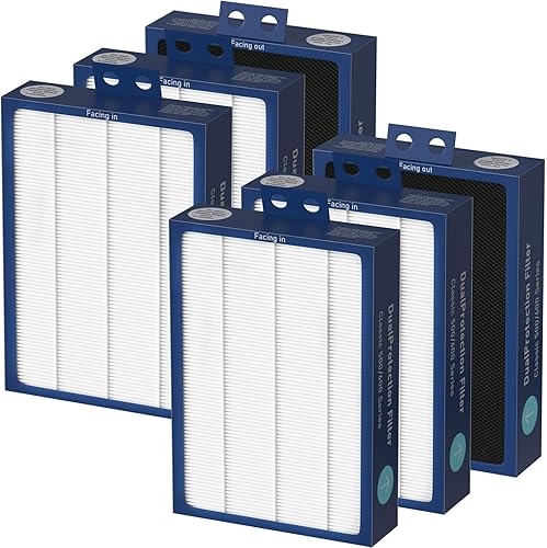 Miniatura 7 de Paquete de 3 filtros HEPA de repuesto compatibles con los purificadores de aire Blueair 500600 Series 501 503 505 510 550E 555EB 601 603 605 650E