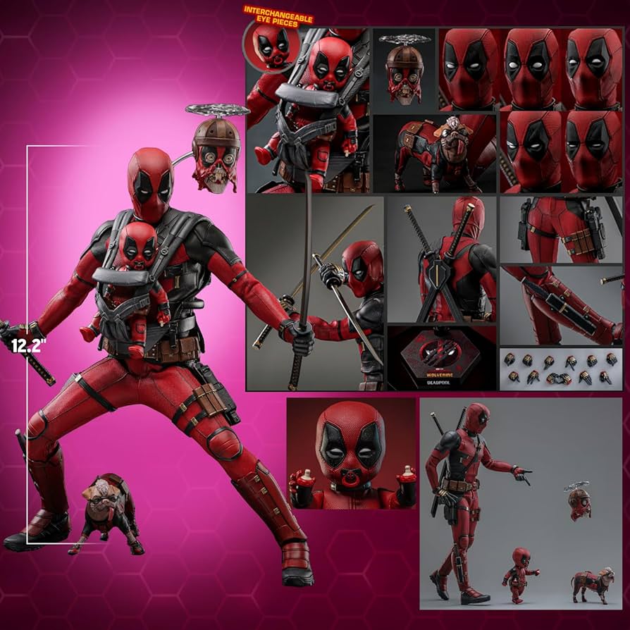 Amazon.com: Hot Toys Marvel Comics Deadpool & Wolverine