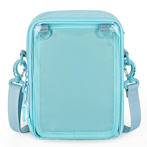 STEAMEDBUN Ita Bag Crossbody Small Pin Display Bag with Insert - Blue