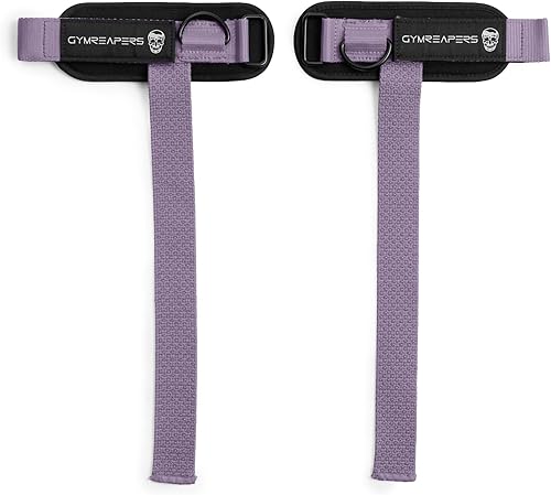 Miniatura 9 de Gymreapers Correas de elevación GripLink: correas de muñeca resistentes con anillo en D con cuentas de agarre de silicona antideslizantes, soporte