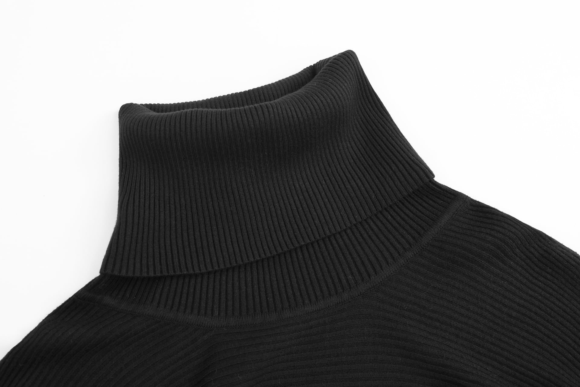 YEKEYI Damen-Pullover, Rollkragenpullover, Übergröße, Fledermausärmel, grober Pullover, lässiger Herbststrickpullover, Tunika-Top