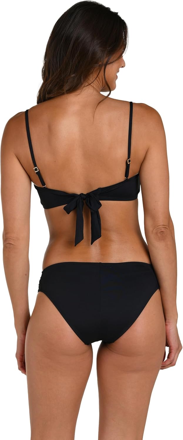 La Blanca Women's Island Goddess Bandeau Slider Swimsuit Top