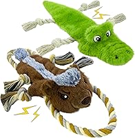 Vista 9 de Juguetes para Perros Chirriantes Interactivo Cachorro Mordedor de Dentición Forma de Ciervo con Sonido de Arrojo Papel Cola de Peluche Algodón PP