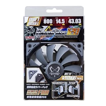 Fan KAZEFLEX 120X120MM 800 RPM Without PWM L-RD