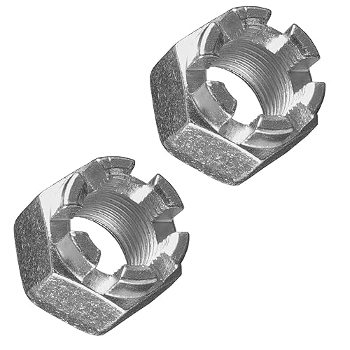 Replacement For Compatible With 2 Front or Rear Axel Nuts Fit Kawasaki Mule 2510 Diesel KAF950A 4x4 2000-2002