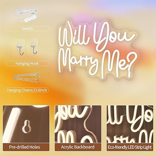 Miniatura 5 de Letreros de neón para decoración de pared, luz LED blanca cálida para decoración de habitación, letrero iluminado para fiesta de cumpleaños,