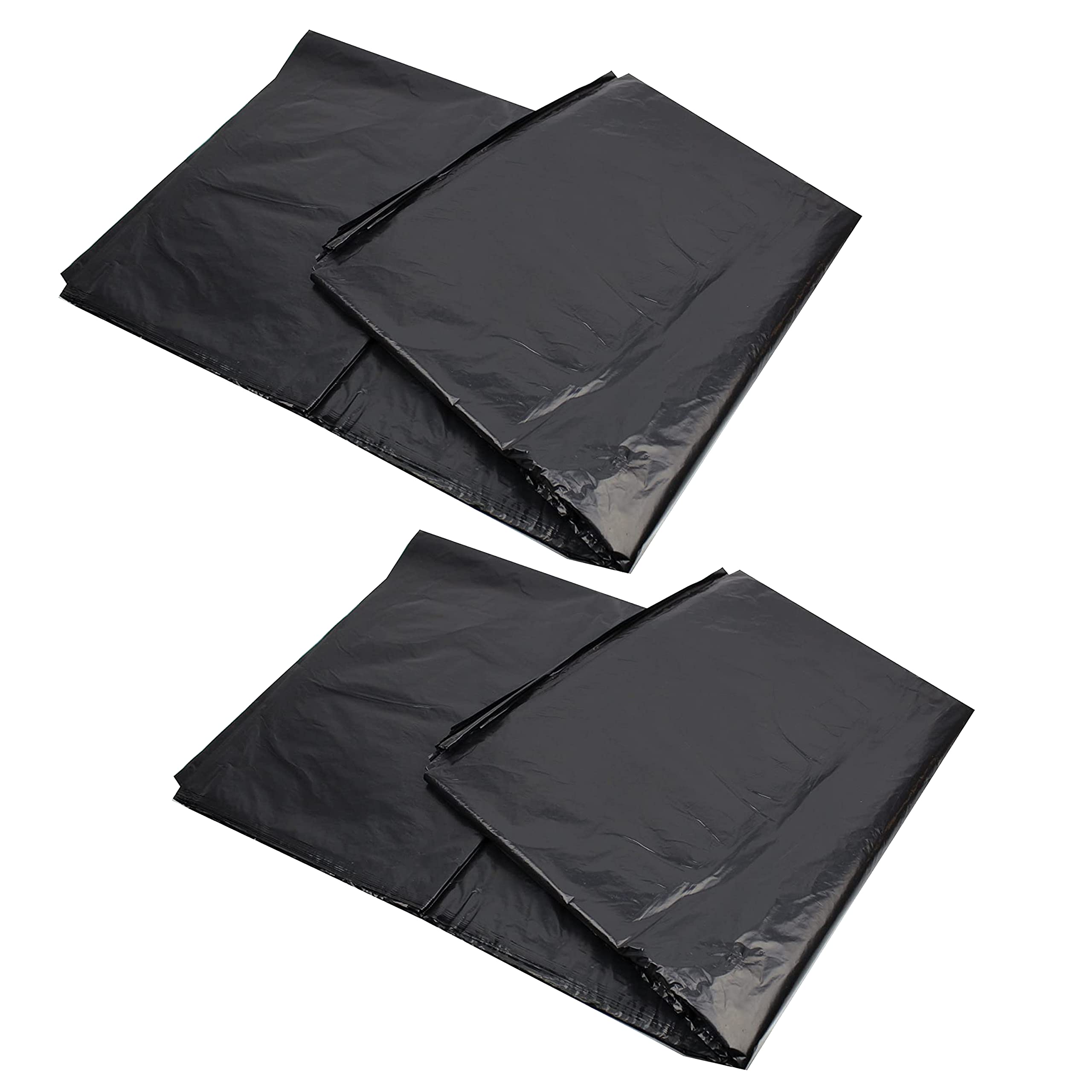 Standard Black 240L Wheelie Bin Liners - 2 Packs Of 25 Sacks (50 Total)
