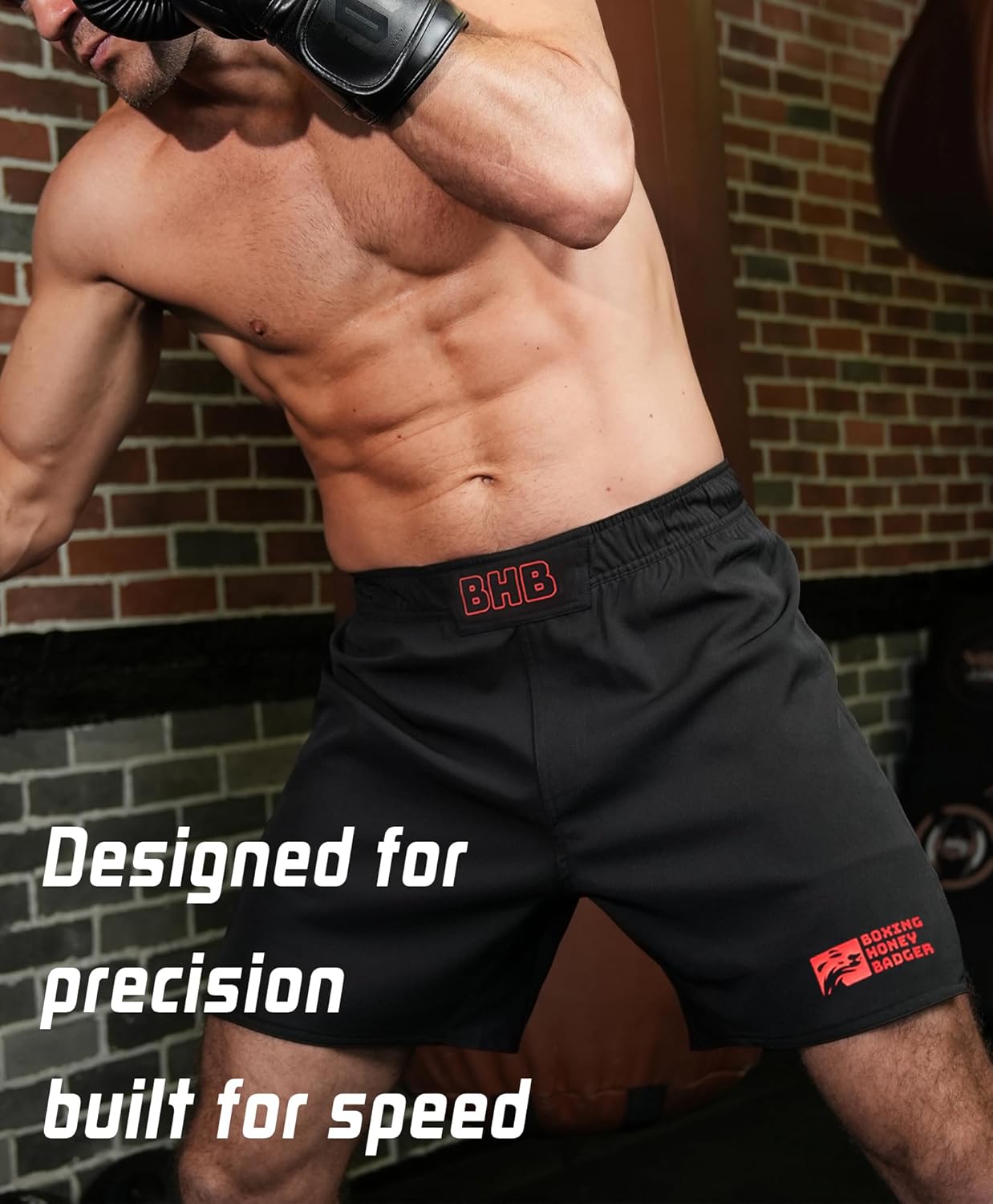 BJJ Shorts MMA Fight Shorts, Premium Grappling, No-Gi Brazilian Jiu Jitsu, Kick Boxing Shorts for Men - Image 4