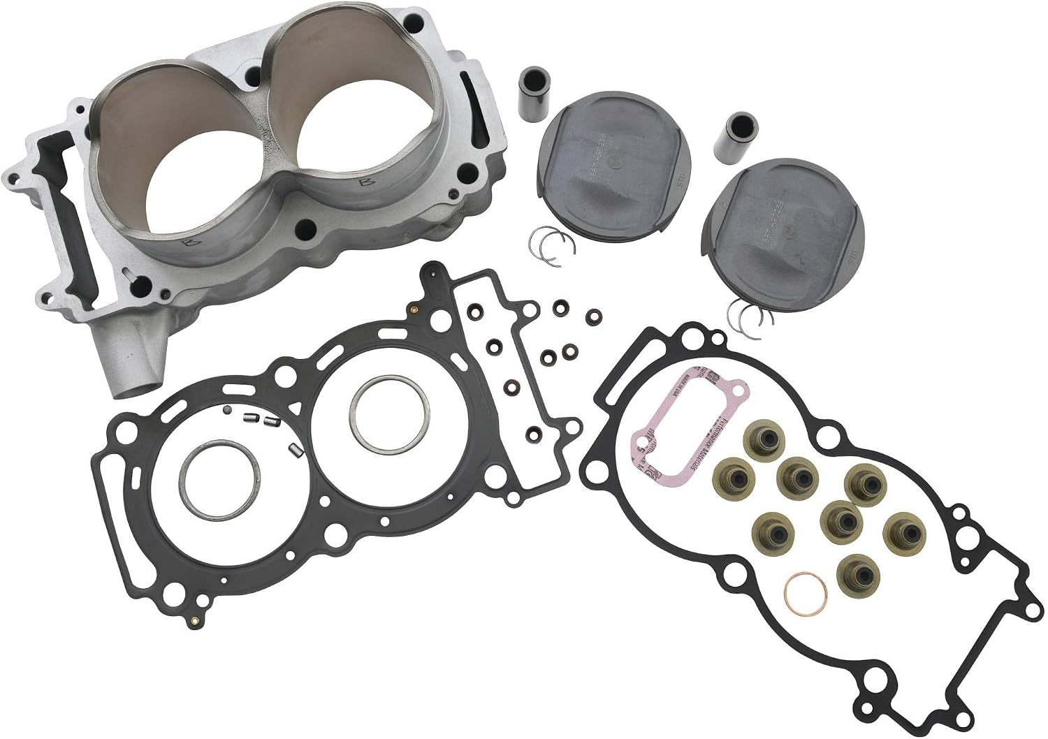 New Cylinder Works Standard Bore Cylinder Kit 60001-K02 Compatible With/Replacement For Polaris RZR 4 900 2014, RZR 4 900 [INTL] 2014, RZR 4 900 XP 2012-2013, RZR 4 900 XP EPS [INTL] 2013