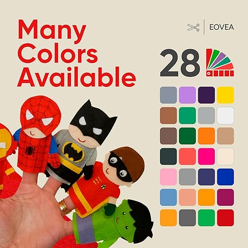 Miniatura 5 de EOVEA - Tela de fieltro por yarda  Fieltro grueso de 0.063 in, tela de costura de 72 pulgadas de ancho para tapicería, acolchado de cojín,