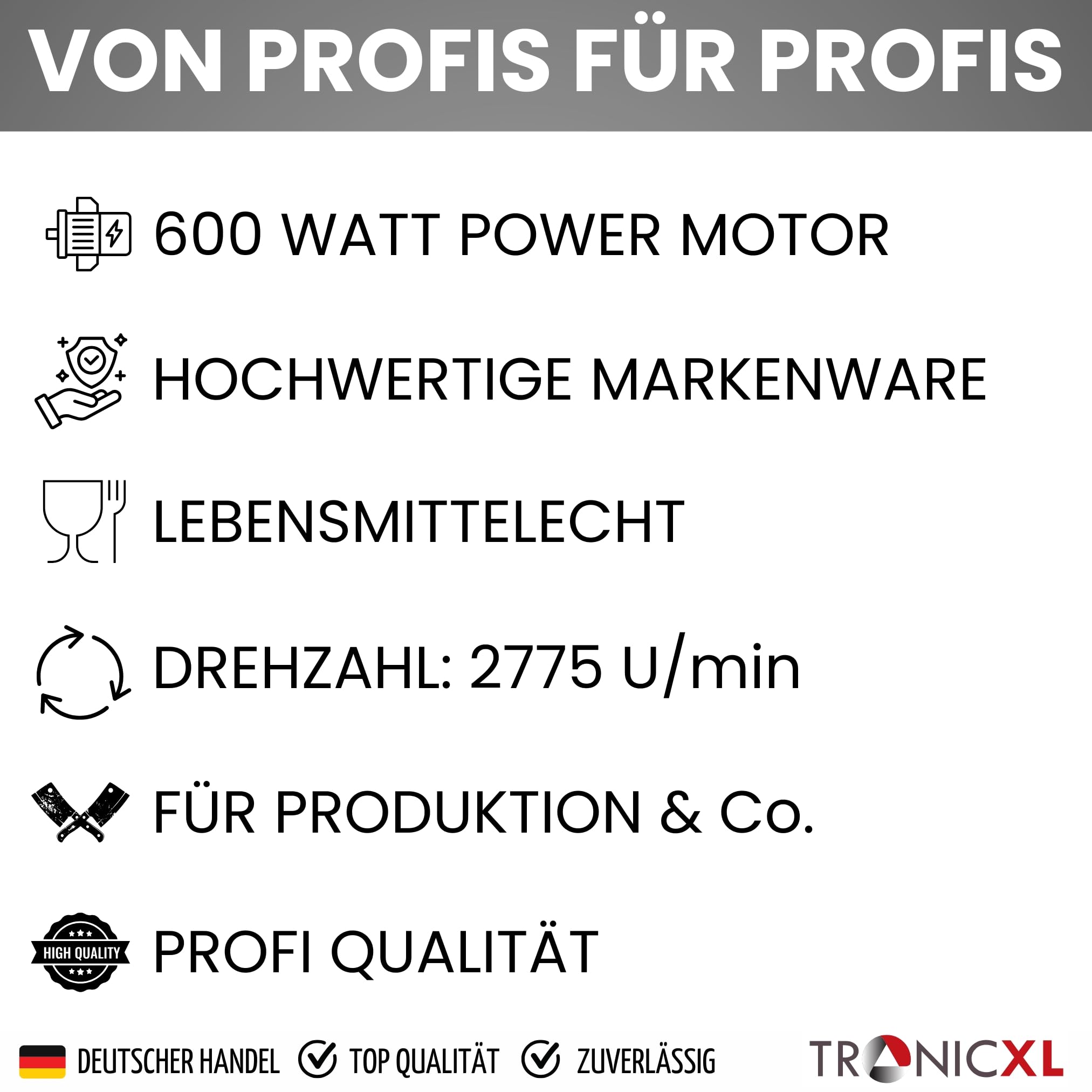 TronicXL Szlifierka kombi 600 W, tarcza filcowa do polerowania, taśma szlifierska, ostrzałka do noży, ostrzałka taśmowa, podwójna szlifierka taśmowa