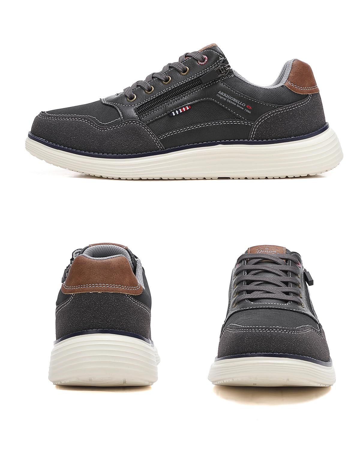 ARRIGO BELLO Zapatillas Hombre Zapatos Casual Deportivas Caminar Vestir Gimnasio Moda Cómodo Sneakers Talla 41-46