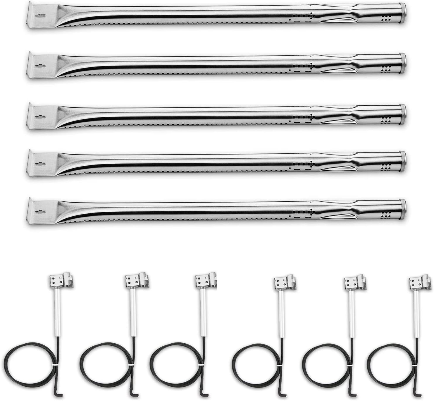 Hisencn Pipe Burner and Ignition Ceramic Electrode Grill