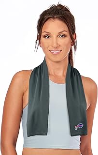 Northwest NFL Buffalo Bills Cooling Towel, 12" x 40", Charcoal