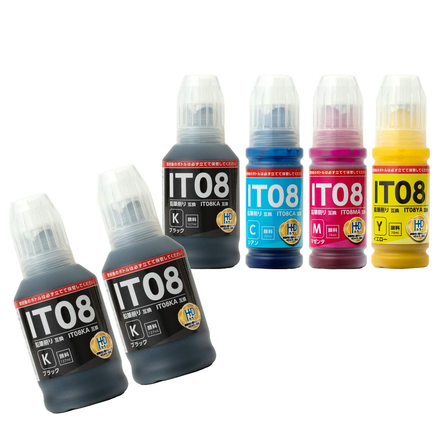 Amazon.co.jp: インクのチップス エプソン用 IT08 互換インク