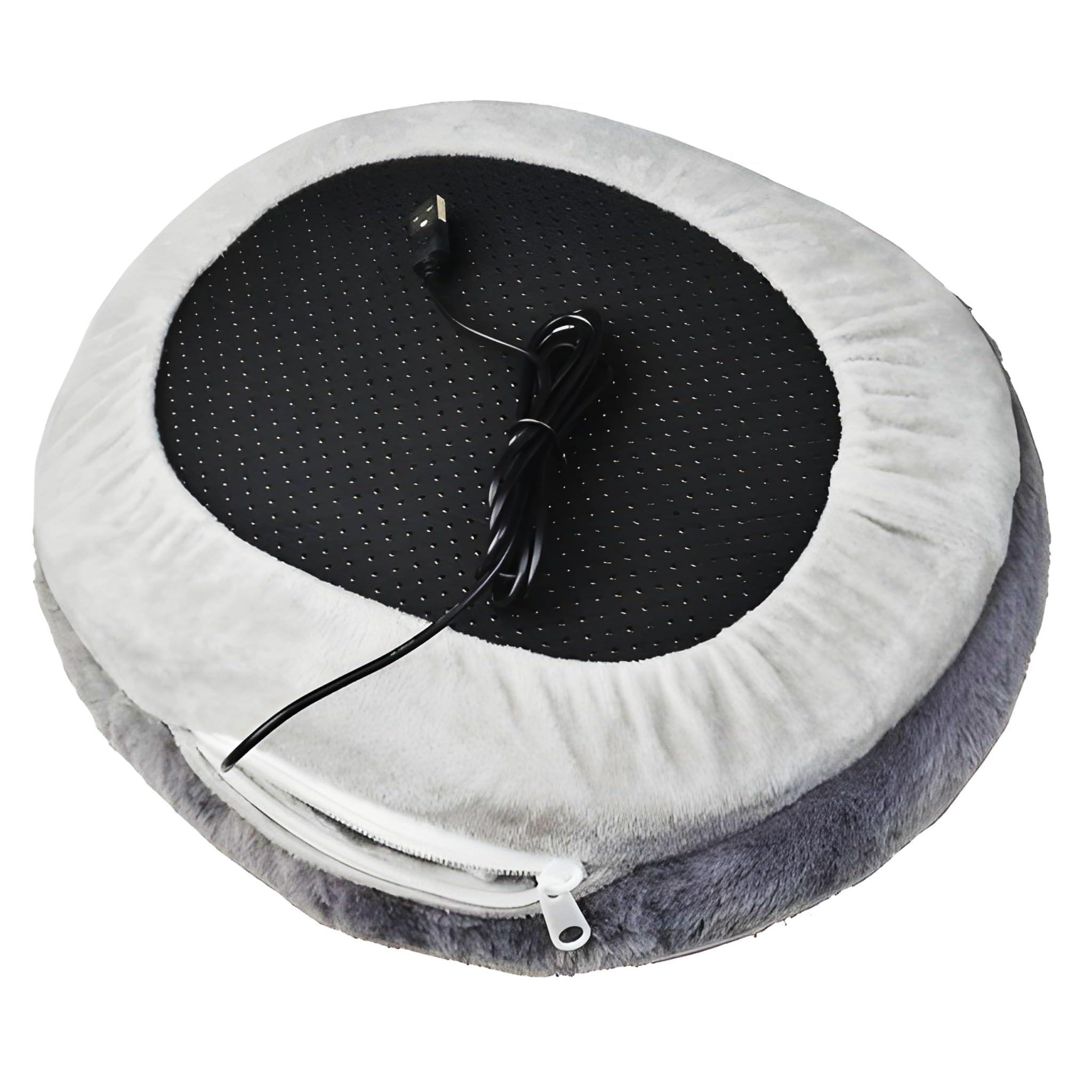 Bricoloco Calienta Pies Eléctrico USB 2 en 1- Calefactor de pies portátil con almohadilla térmica para aliviar tensión y estrés.