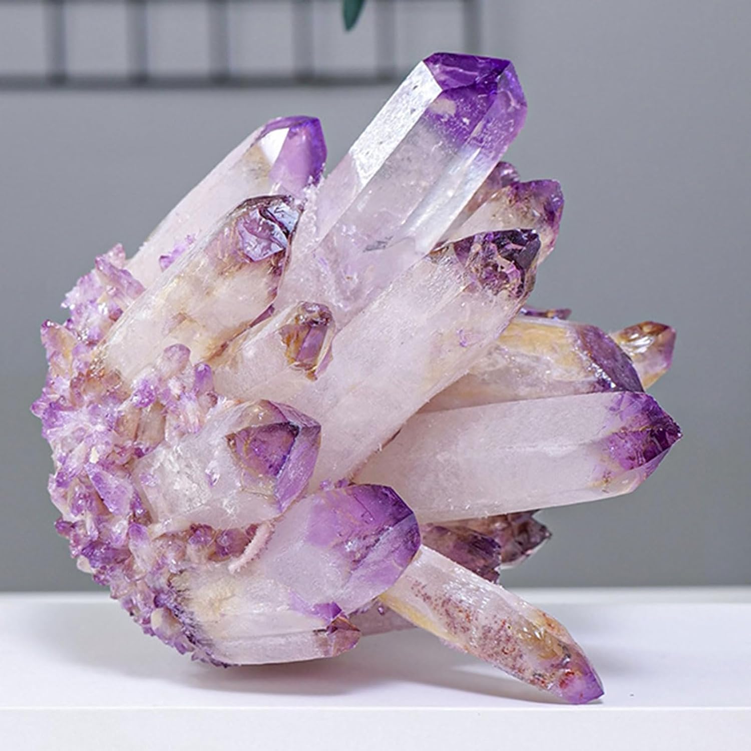 Amethyst Cluster Ornaments Crystal Ore Home Decoration Office Stone Demagnetization Crafts Ornaments,700~800g
