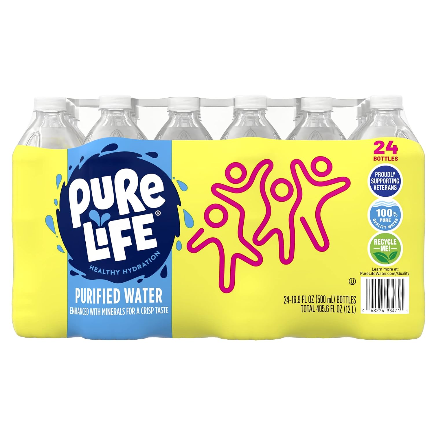 0.5 Liter Bottled Water