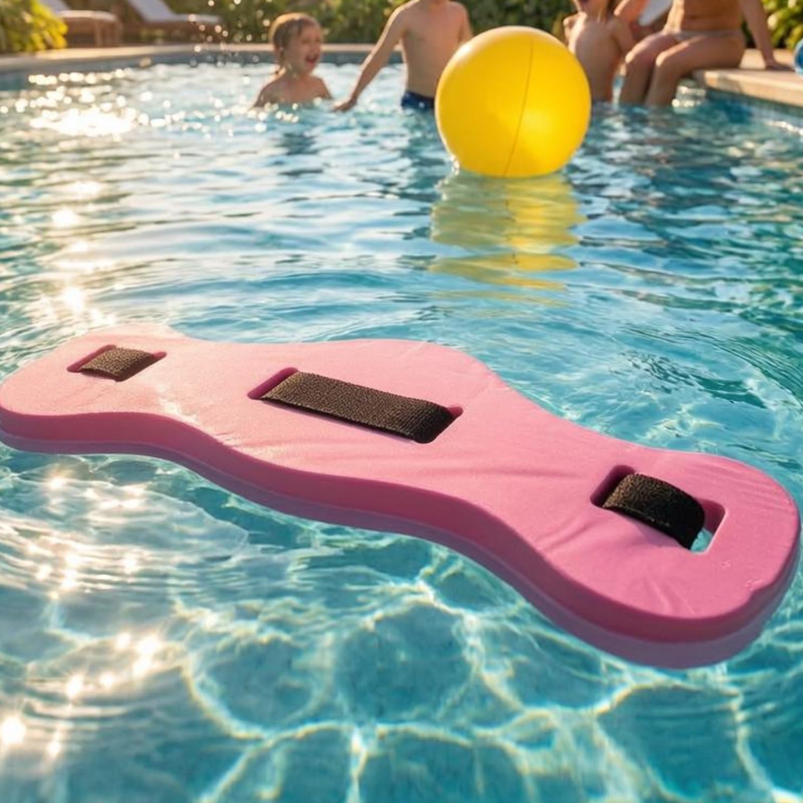 Baoblaze Tavoletta Nuoto Bambini Tavoletta Galleggiante Tavola Allenamento Kickboard Forma Pesce con Tre Fori Presa per Supporto E Bilanciamento Adatta per