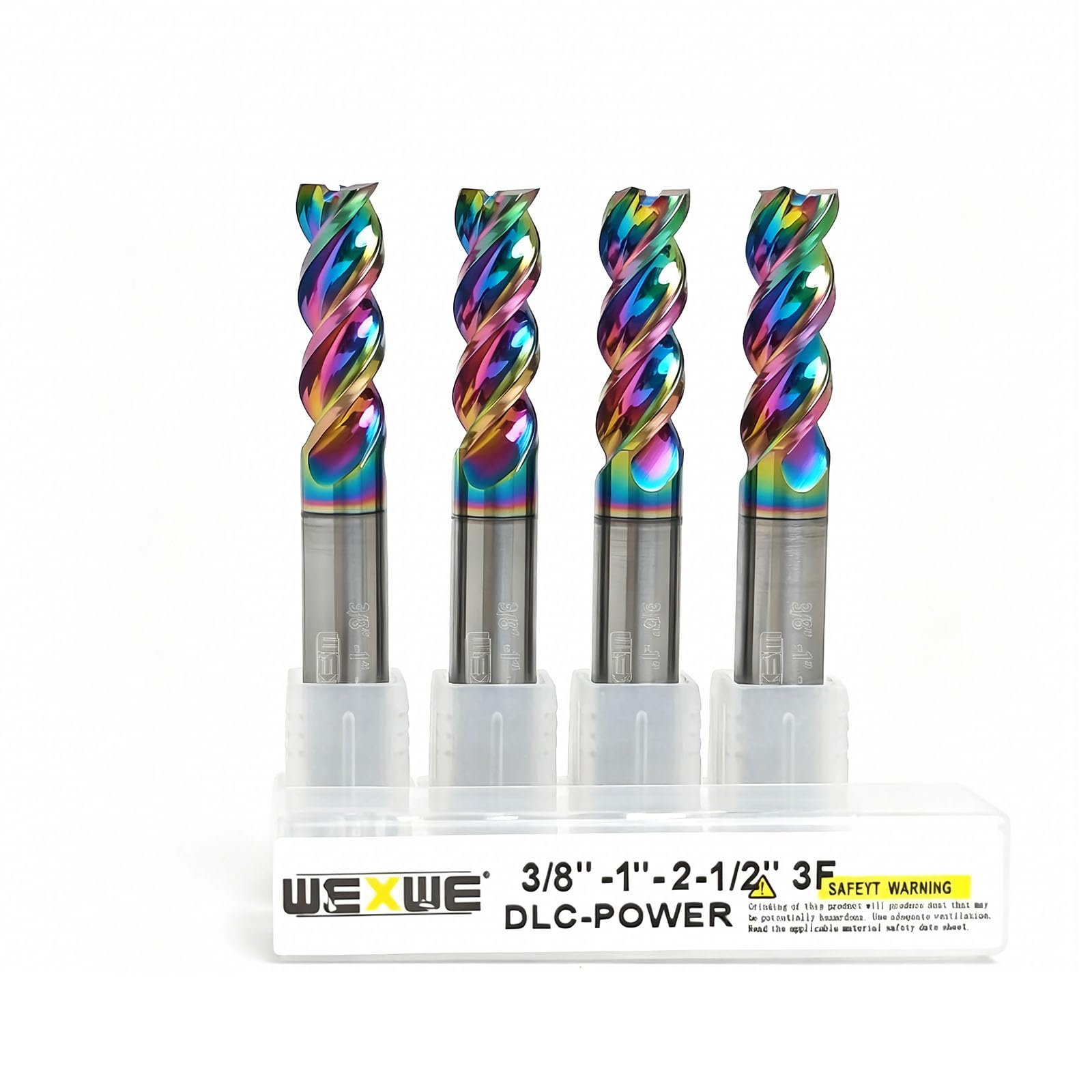 Carbide End Mill Set - Diamond Coating for Metal -26 Carbide End Mill Set - Diamond Coating for Metal -26