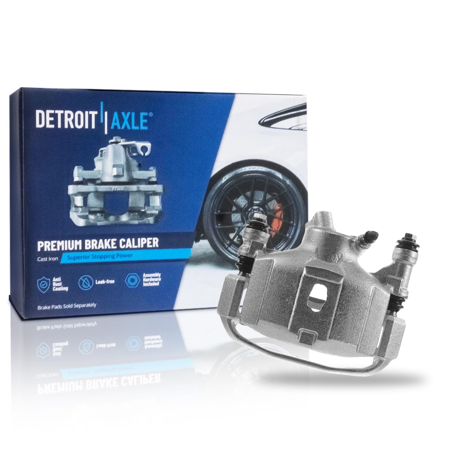 Detroit Axle - Front Left Brake Caliper for 1990-1998 Toyota Tercel