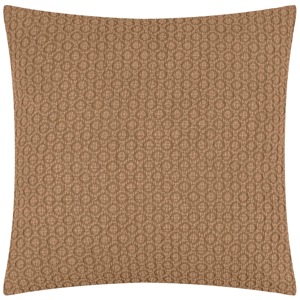 Yard Biscuit Tryfan Textured Cotton Cushion Cover - 50X50cm