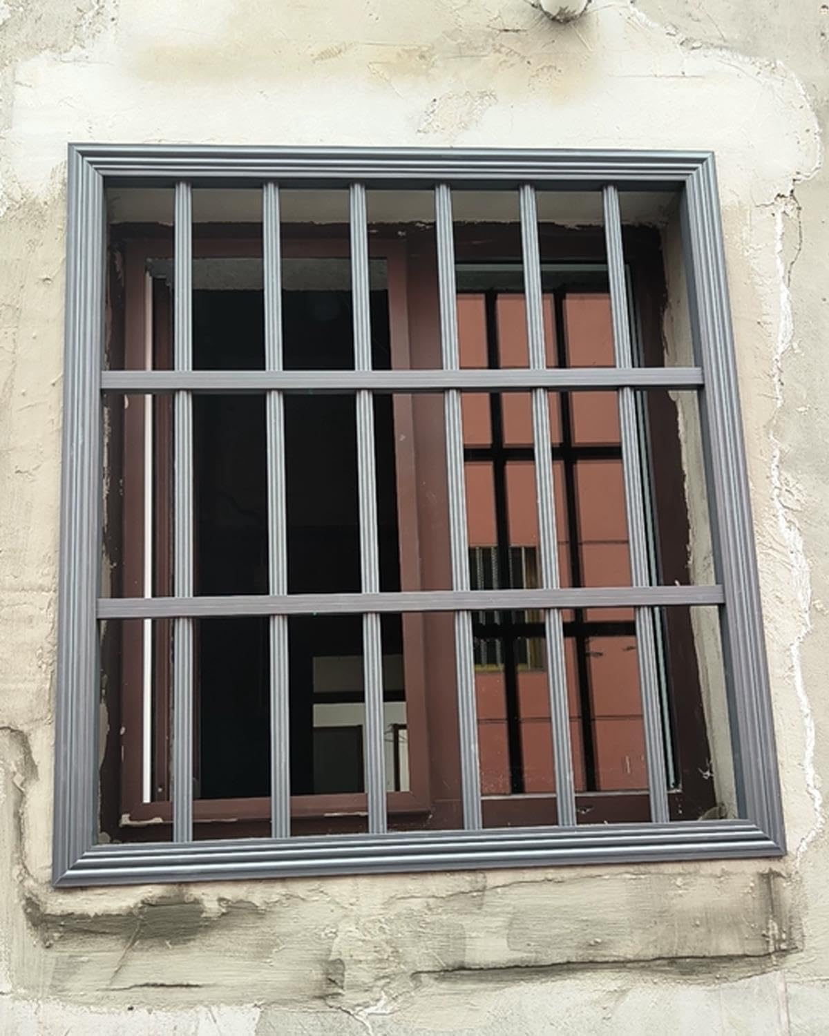 Fenstergitter Einbruchschutz Einteilige Fensterschutzgitter für Wohnhäuser