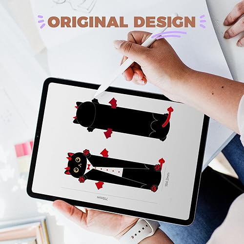 Miniatura 3 de Officygnet Almohada corporal de felpa de Halloween de 28 pulgadas, lindos animales de peluche, juguetes de peluche de Halloween, almohada de felpa