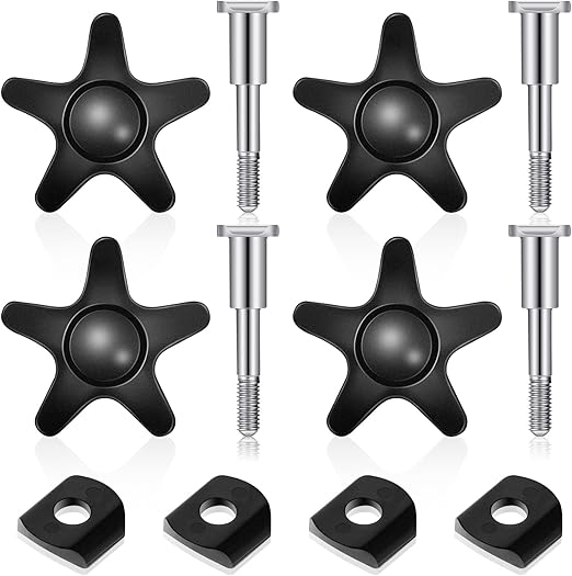 4 Pack Replacement Arm Adjustment Knobs for Rollators