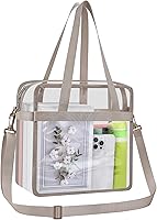 Vista 53 de Bolsa de mano transparente Oraben aprobada por el estadio 12 x 6 x 12 Bolsa de estadio para trabajo, deportes, juegos, gimnasio