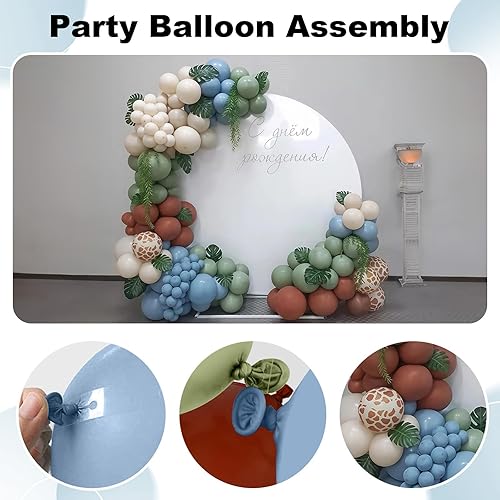 Miniatura 6 de Kit de arco de globos verde y negro