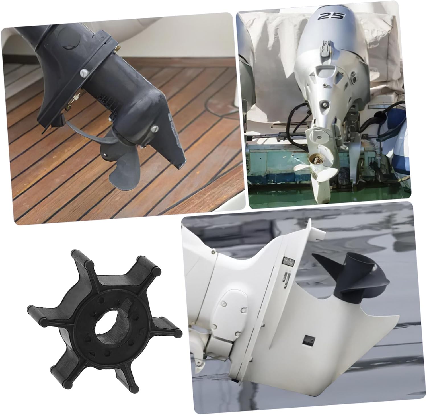 Replacement Water Pump Impeller Kit for Motors Material Easy Installation Compatible Boat Models Replacement Part for Smooth Engine