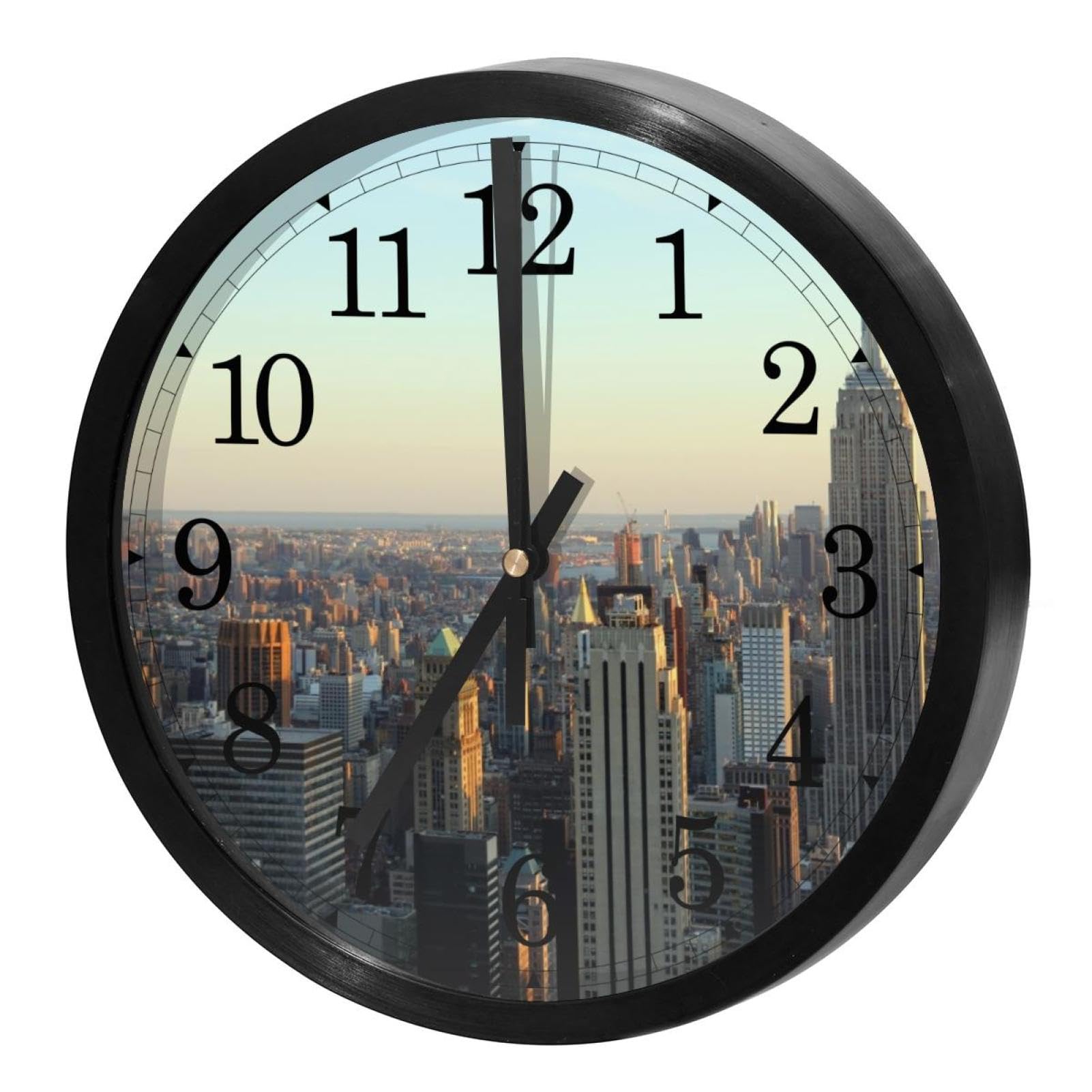 Horloge murale silencieuse pour une cuisine et un bureau zen