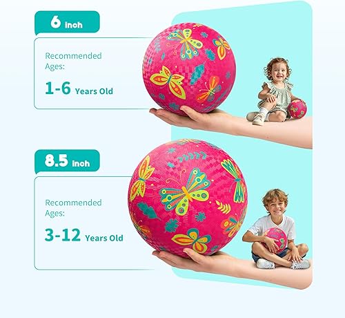 Miniatura 3 de Pelotas de juegos de dibujos animados para niños, pelotas de goma de 8.5 pulgadas, juego de pelota para exteriores e interiores para niños, para