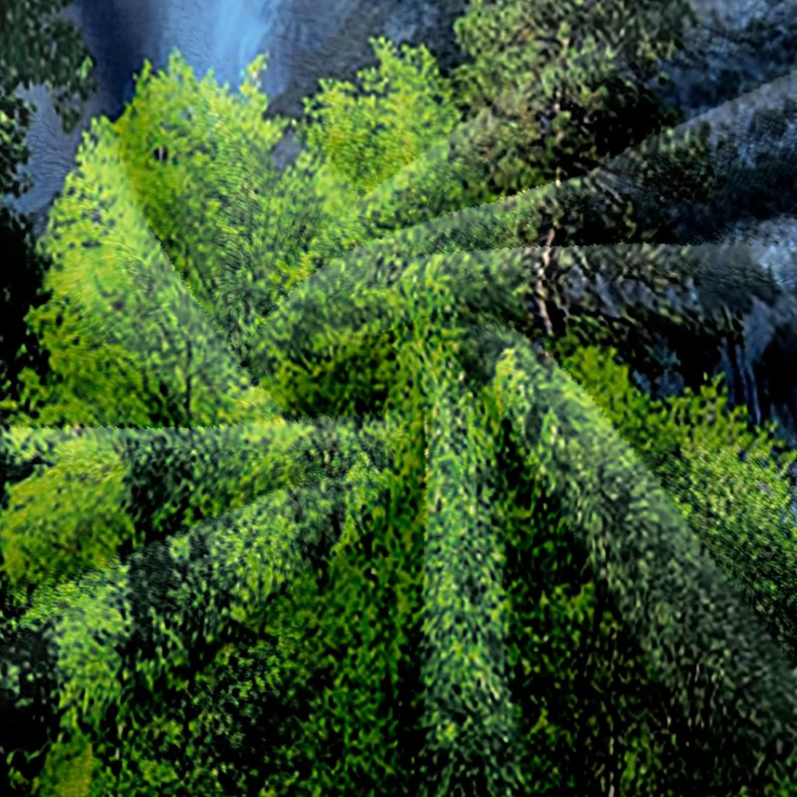 Daesar Coperte Pile Natale, Coperte Flanella Matrimoniale/Singolo Divano/Letto Verde Marrone Motivo Montagna e Alberi Coperta Calda Invernale, 150x200cm