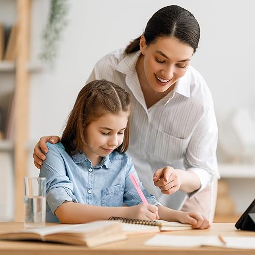 Miniatura 7 de Cobee Bolígrafos pastel 6 bolígrafos de tinta de gel estética de punta media retráctiles de gel de punta media con tinta negra para escribir color