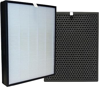 Replacement True HEPA and Activated Carbon Filters Kit - FY3432/10 & FY3433/10 Filter,Compatible with AC3256/10,AC3259/10,AC4550/10 Air Purifier
