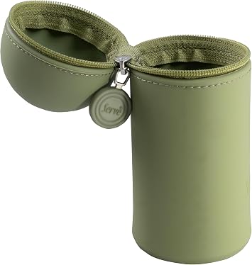 Serve Hoopup Pencil Case Leaf Green