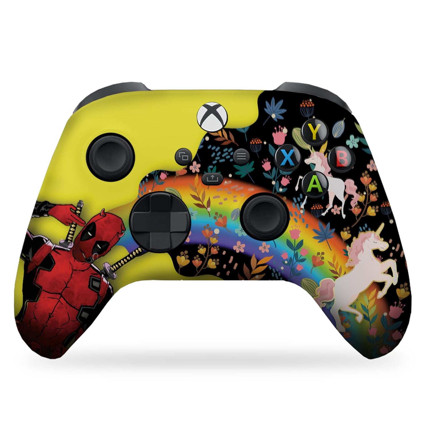 DreamController Cherry Blossom Custom X-box Controller Wireless compatible with X-box One/Series X/S Proudly Customized in USA with Permanent HYDRO-DIP Printing (NOT JUST A SKIN)