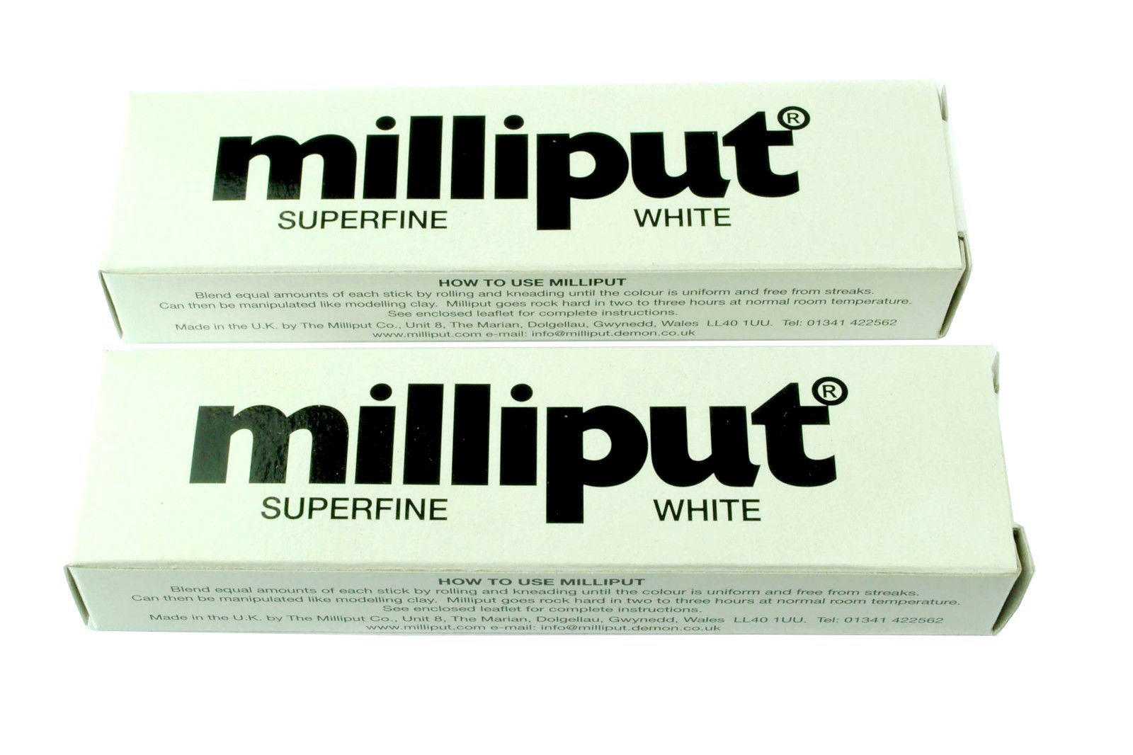 2 x Milliput white