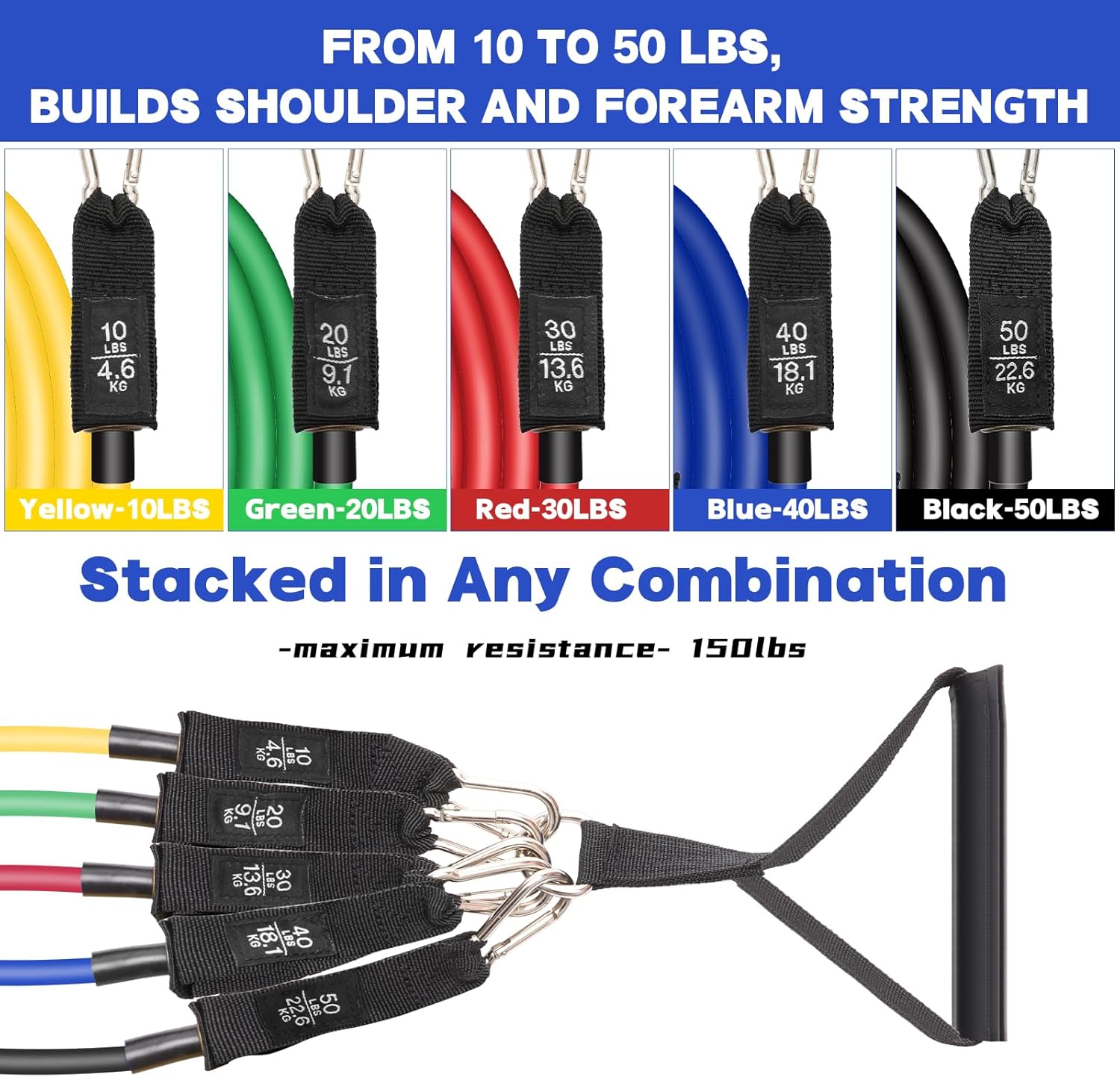 Baseball Resistance Trainer Coolrunner Exercise Bands, Training Aid for Baseball Softball Pitchers, Base Ball Stretching Bands with Interchangeable Grips to Build Arm Strength