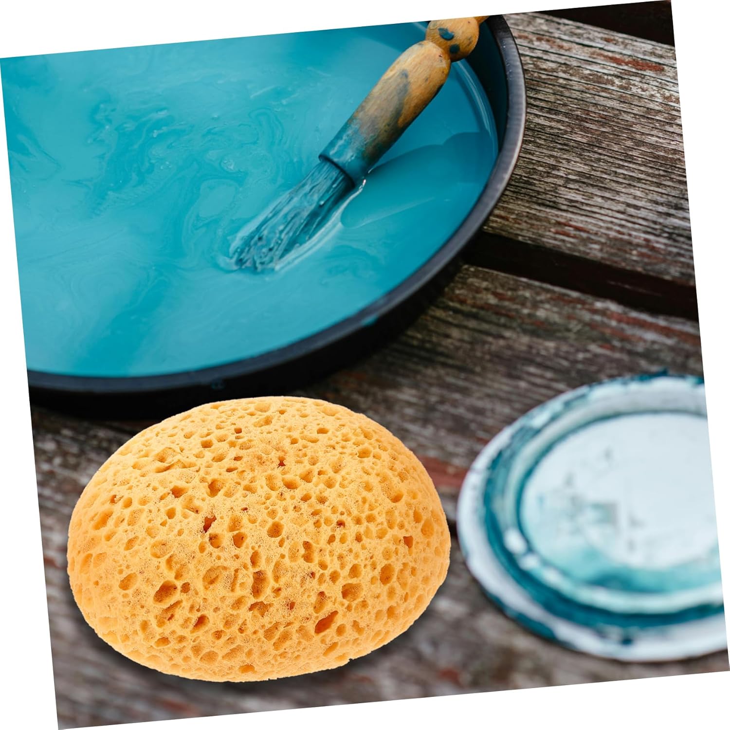 POPETPOP 10pcs Drywall Texture Repair Sponge for Wall and Ceiling Versatile Texturing Tool with Scrapers for Painting and Wall Restoration