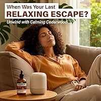 Vista 2 de KUKKA Cedarwood Essential Oils - 4 Fl Oz - for Hair, Skin, Diffuser, Aromatherapy & DIY Soap Making Scent