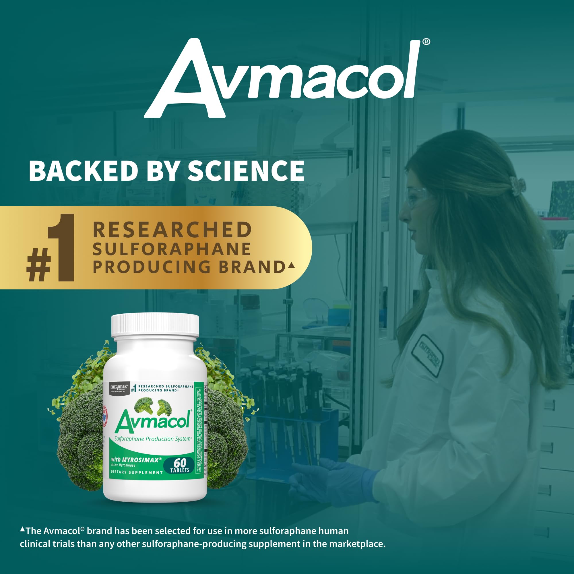 Nutramax Avmacol Sulforaphane Producing Supplement for Detox, 60 Tablets — Amazon image 5