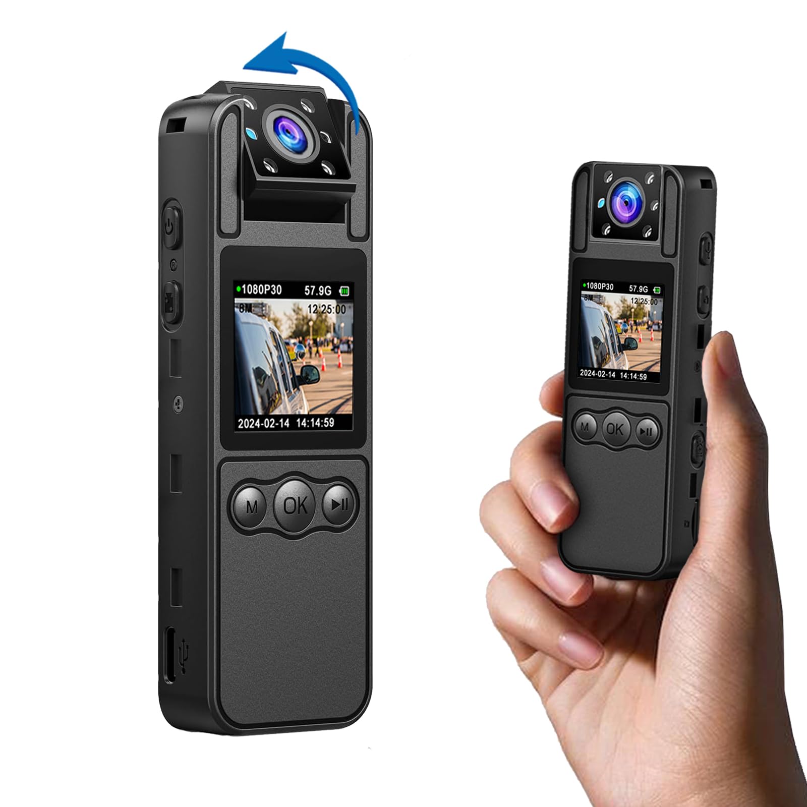 Night Vision Small Personal Body Camera Video Camera Audio